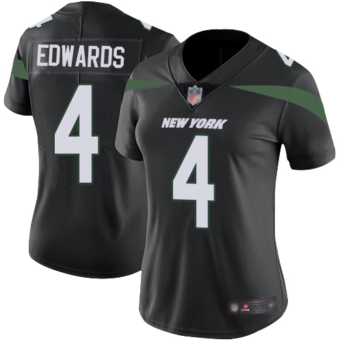 New York Jets Limited Black Women Lac Edwards Alternate Jersey NFL Football 4 Vapor Untouchable